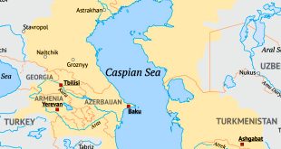 Каспійське море мапа