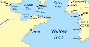 Желтое море фото