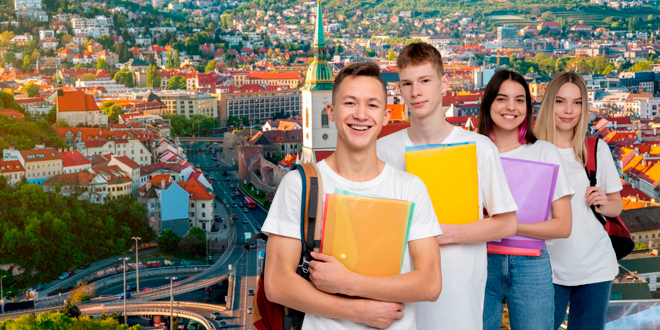 Студенты в в Словакии